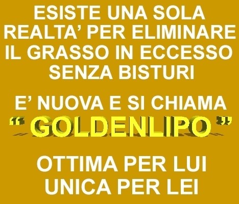 LA NUOVISSIMA GOLDENLIPO - MEDI JEUNESSE CLINIC